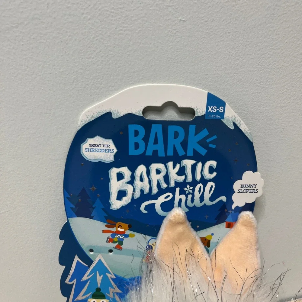 BARK BARKtic Chill Bunny‎ Squeaky Dog Toy XS S 0 20lbs